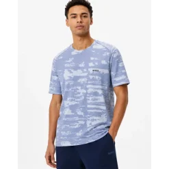 T-shirt en jersey de coton avec imprimé intégral