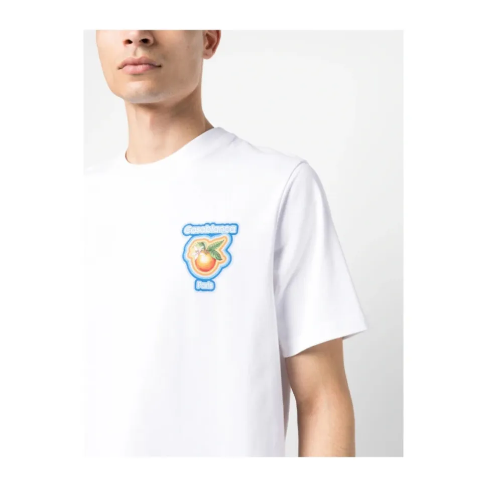 T-shirt Orange Radiante
