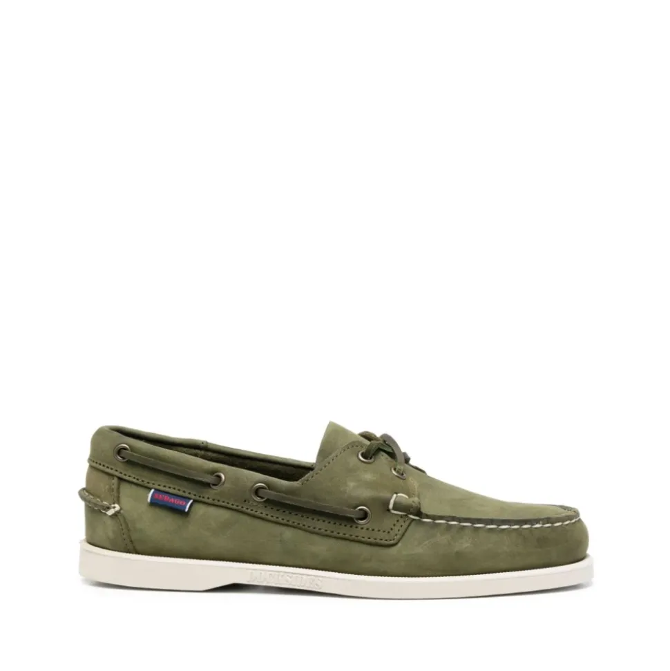 Vert Mocassin Plat Chaussures