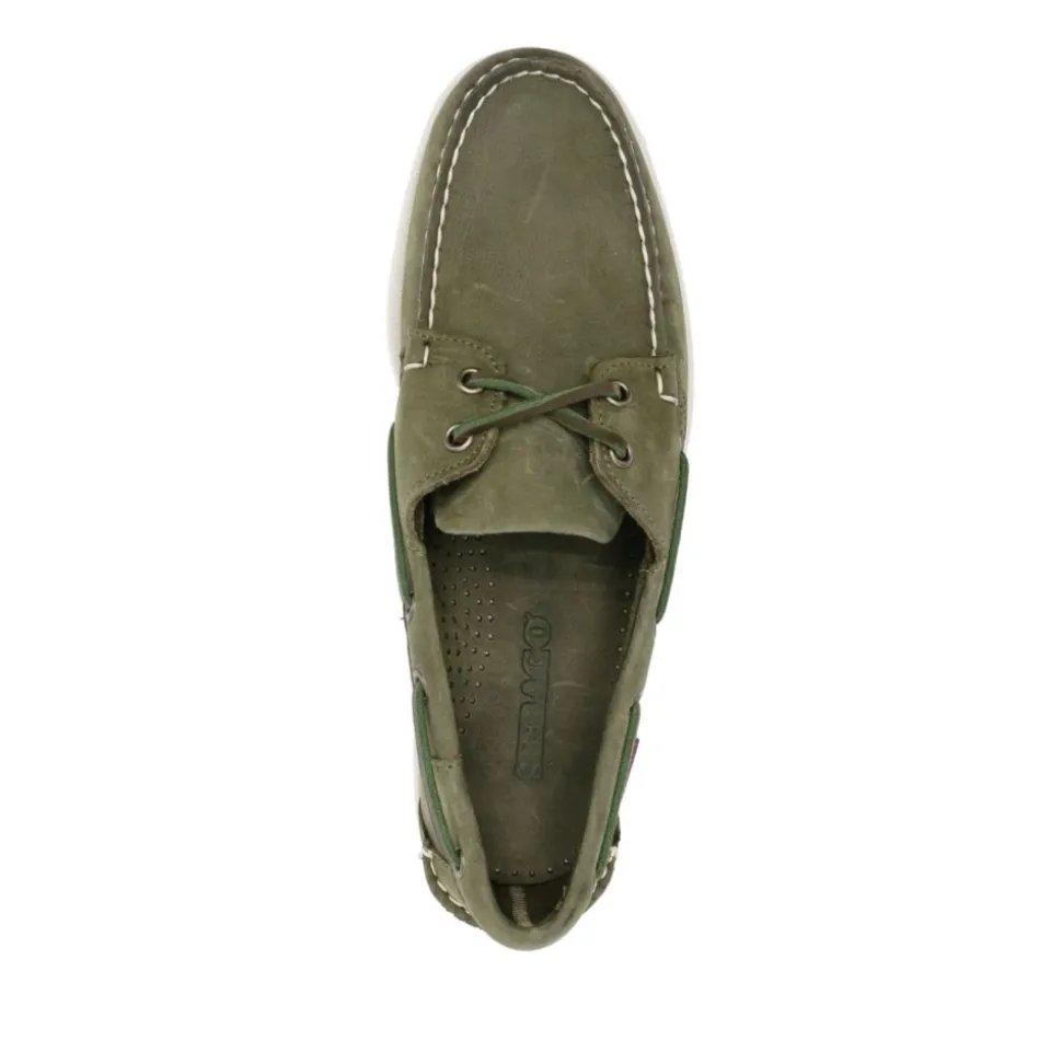 Vert Mocassin Plat Chaussures