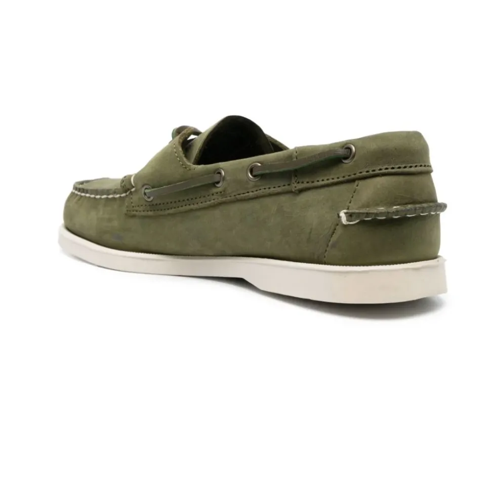 Vert Mocassin Plat Chaussures