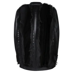 Veste avec Détails en Fausse Fourrure