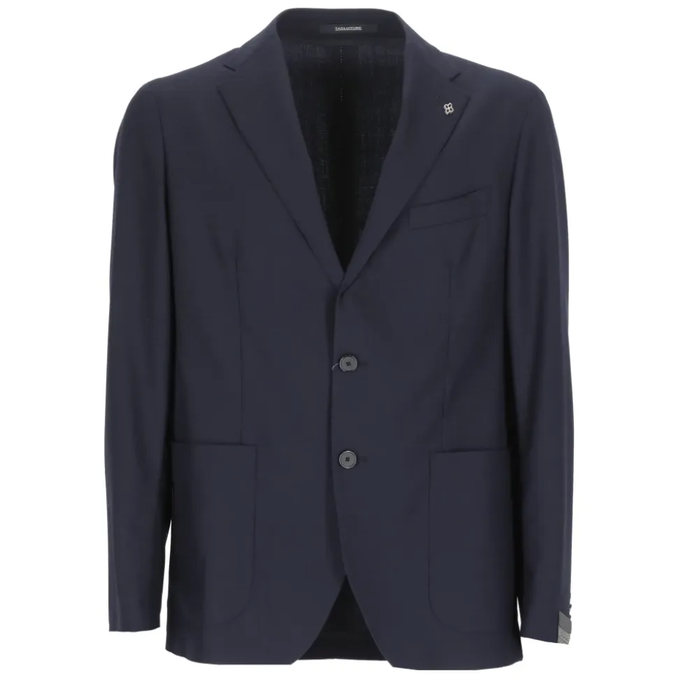 Veste en Laine Bleue