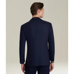 Veste en Laine Bleu Marine