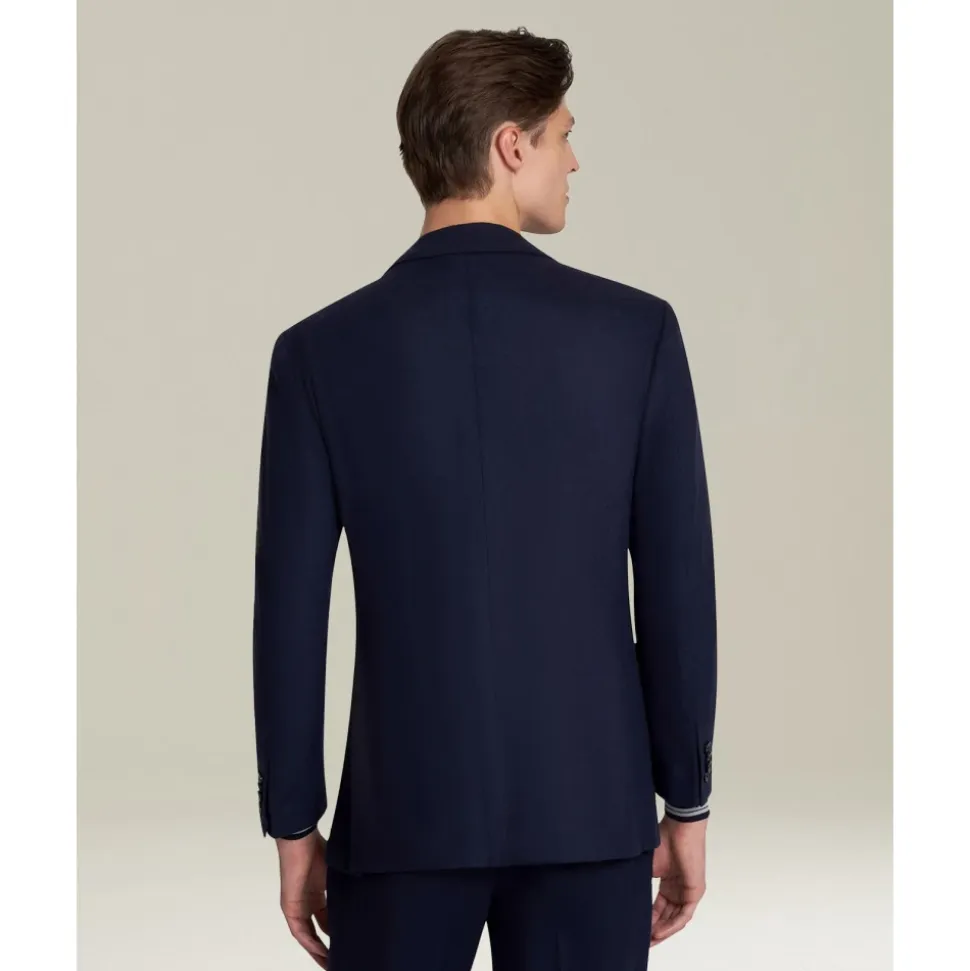 Veste en Laine Bleu Marine