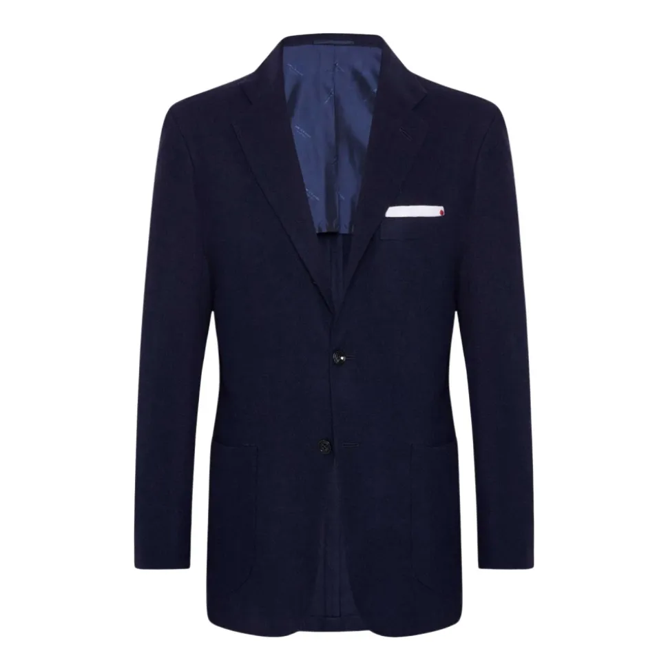 Veste en Laine Bleu Marine