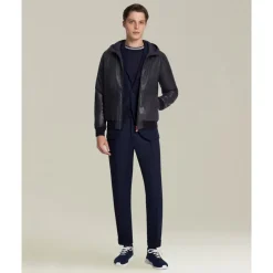 Veste en Laine Bleu Marine
