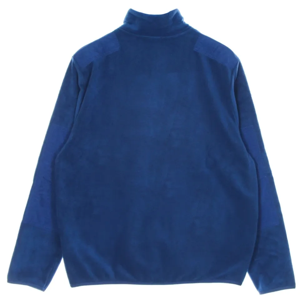 Veste Hiver à Col Montant Bleu/Orange
