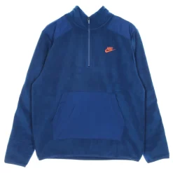 Veste Hiver à Col Montant Bleu/Orange