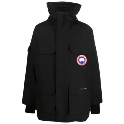 Veste HyBridge Noire avec Fermeture Éclair