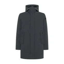 Veste Verte Imperméable avec Capuche Rembourrée