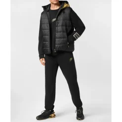 Vest Hoodie Laminated Scratch