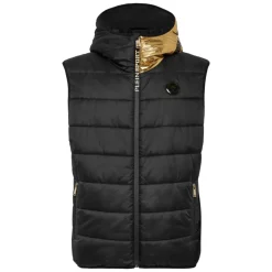 Vest Hoodie Laminated Scratch