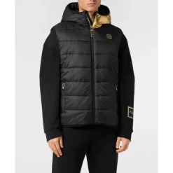 Vest Hoodie Laminated Scratch