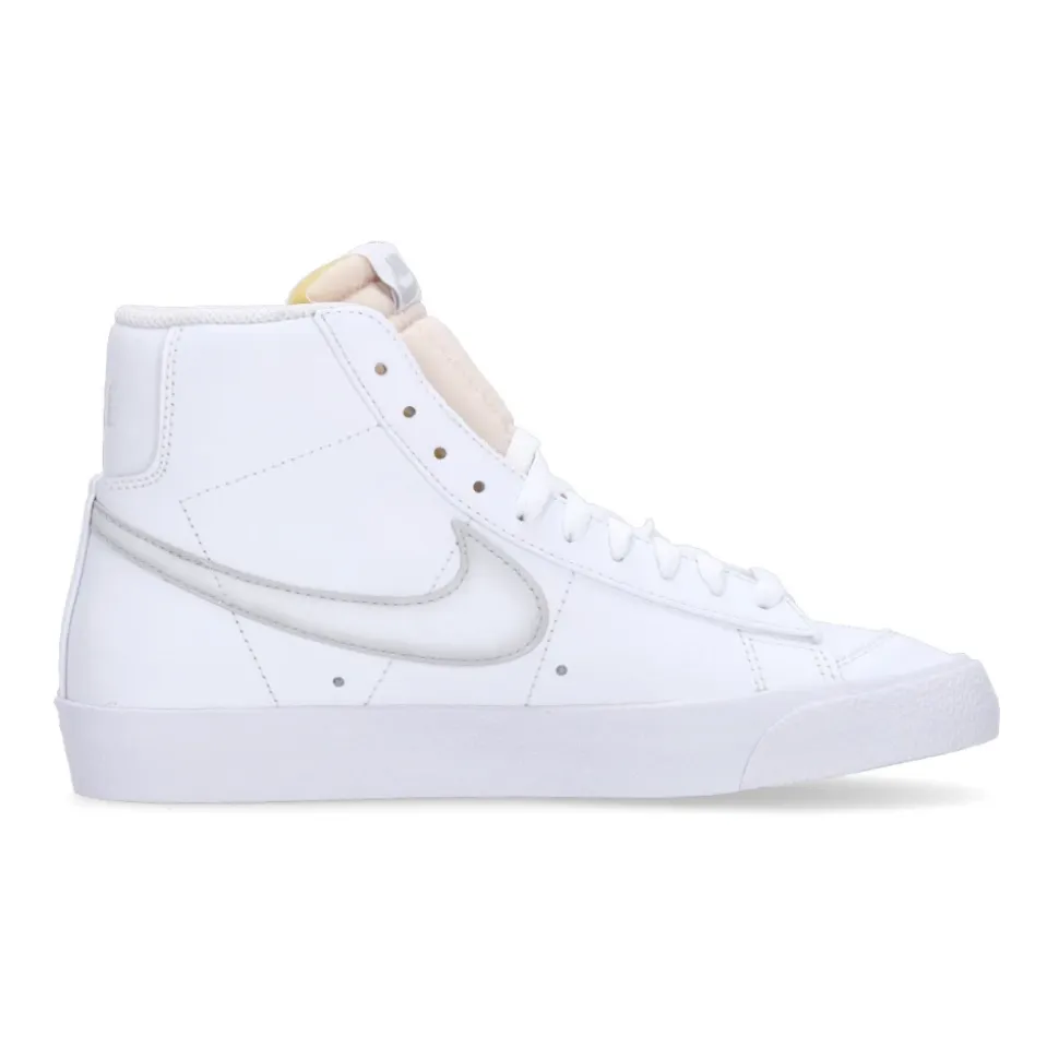 Vintage White Mid-Top Sneaker