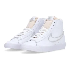 Vintage White Mid-Top Sneaker