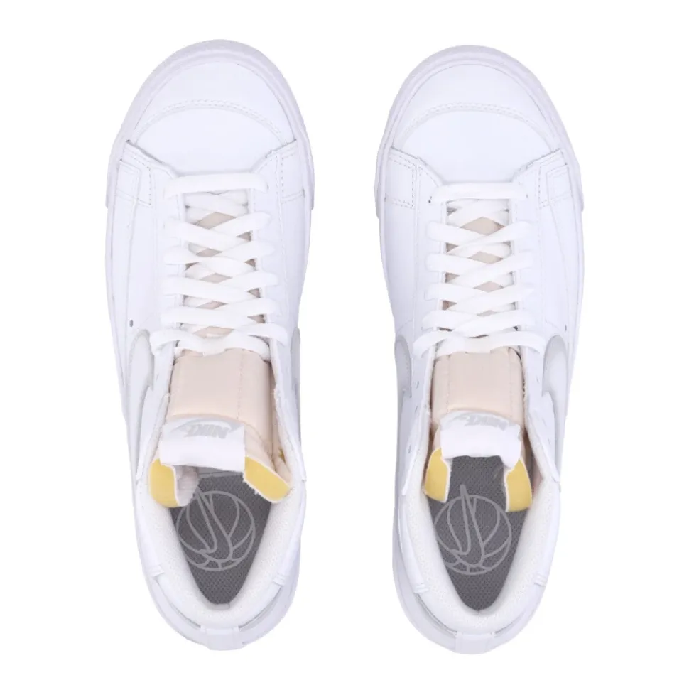 Vintage White Mid-Top Sneaker