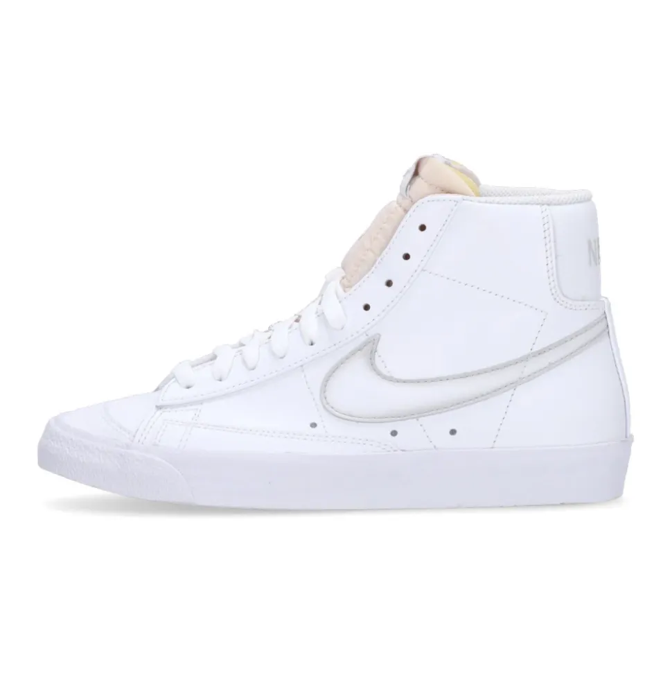 Vintage White Mid-Top Sneaker