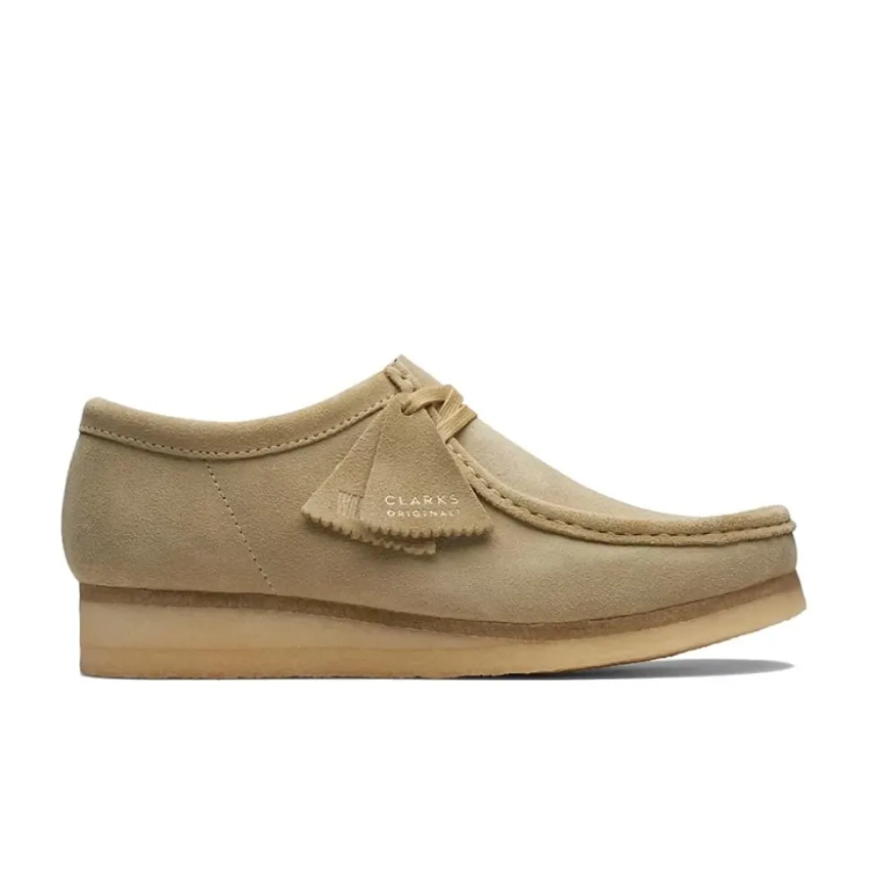 Wallabee Beige Suede Shoes