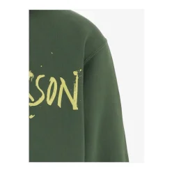 Zip Front Print Hoodie